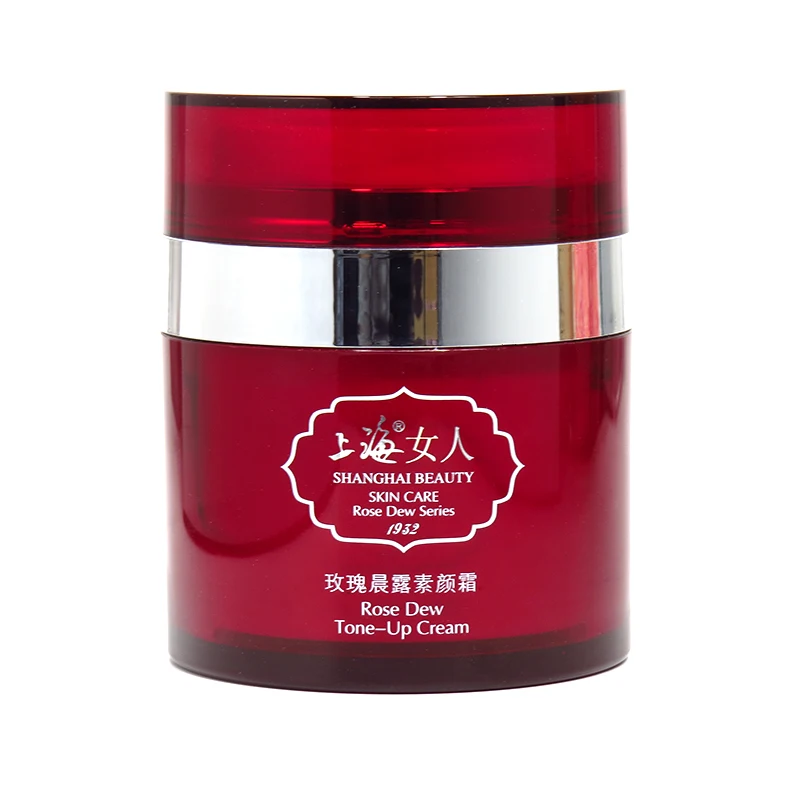 Shanghai Beauty Rose Dew Tone-up Cream Moisturizing Face Cream Snail Repair Anti Aging Essence Whitening Cream Wrinkles Firming