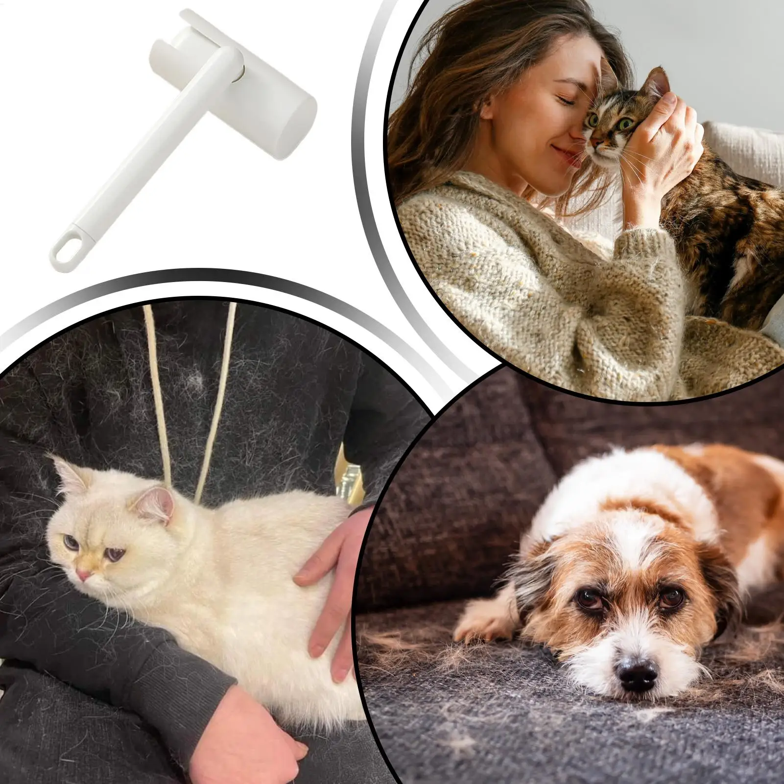 

Lint Roller For Clothes Ergonomic Handle Cleaning Tools Pet Lint Roller Hair Remover For Dust Removal Cleaning Furniture Carpet