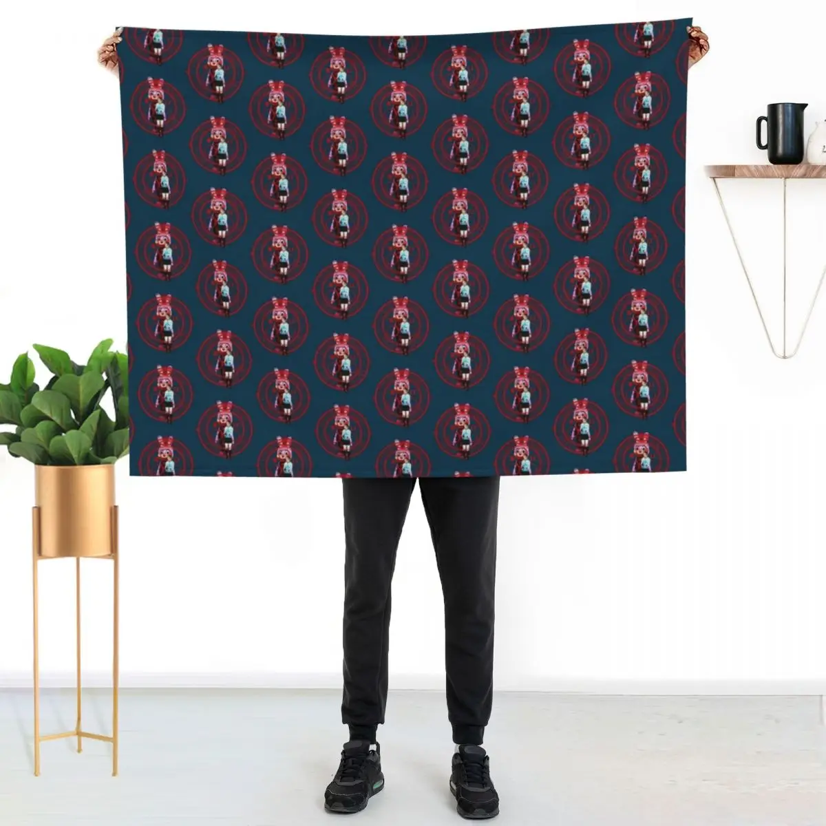 

heather mason and robbie Throw Blanket Warm Plush Fuzzy Blanket for Living Room