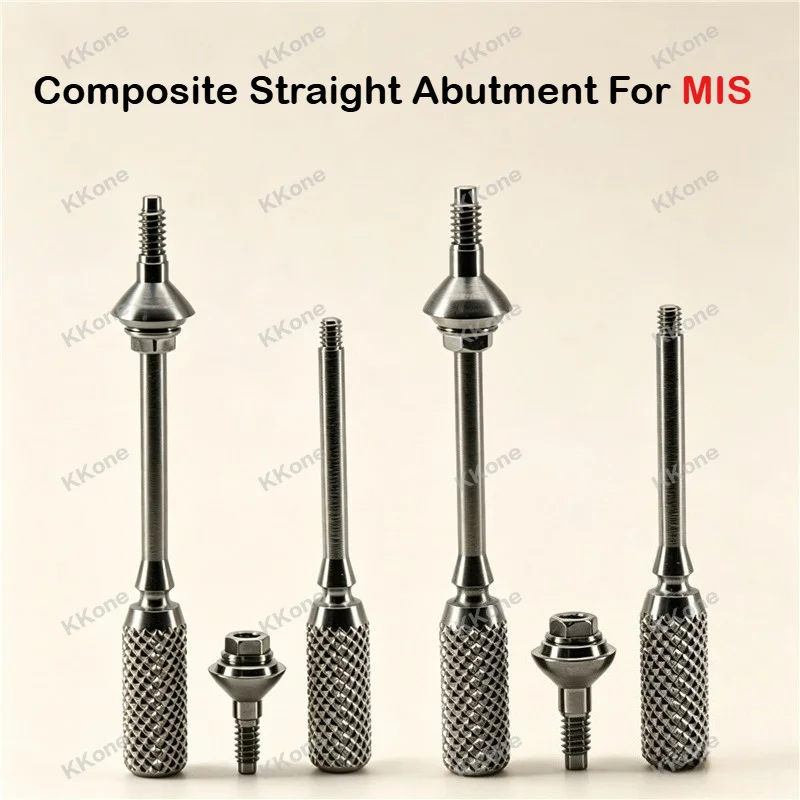 

10Pcs Composite Straight Abutment For MIS Dental Implant Accessories Lab Supplies