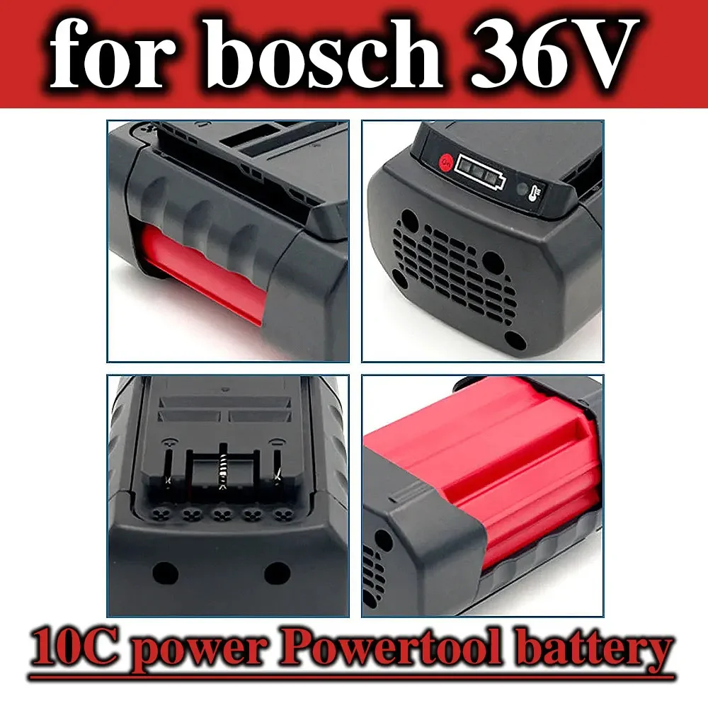 Used for Bosch 36V 8.0Ah 12.0Ah 18.0Ah Lithium-ion Battery Compatible with BAT4030 BAT4040 BAT4050 BTA4060