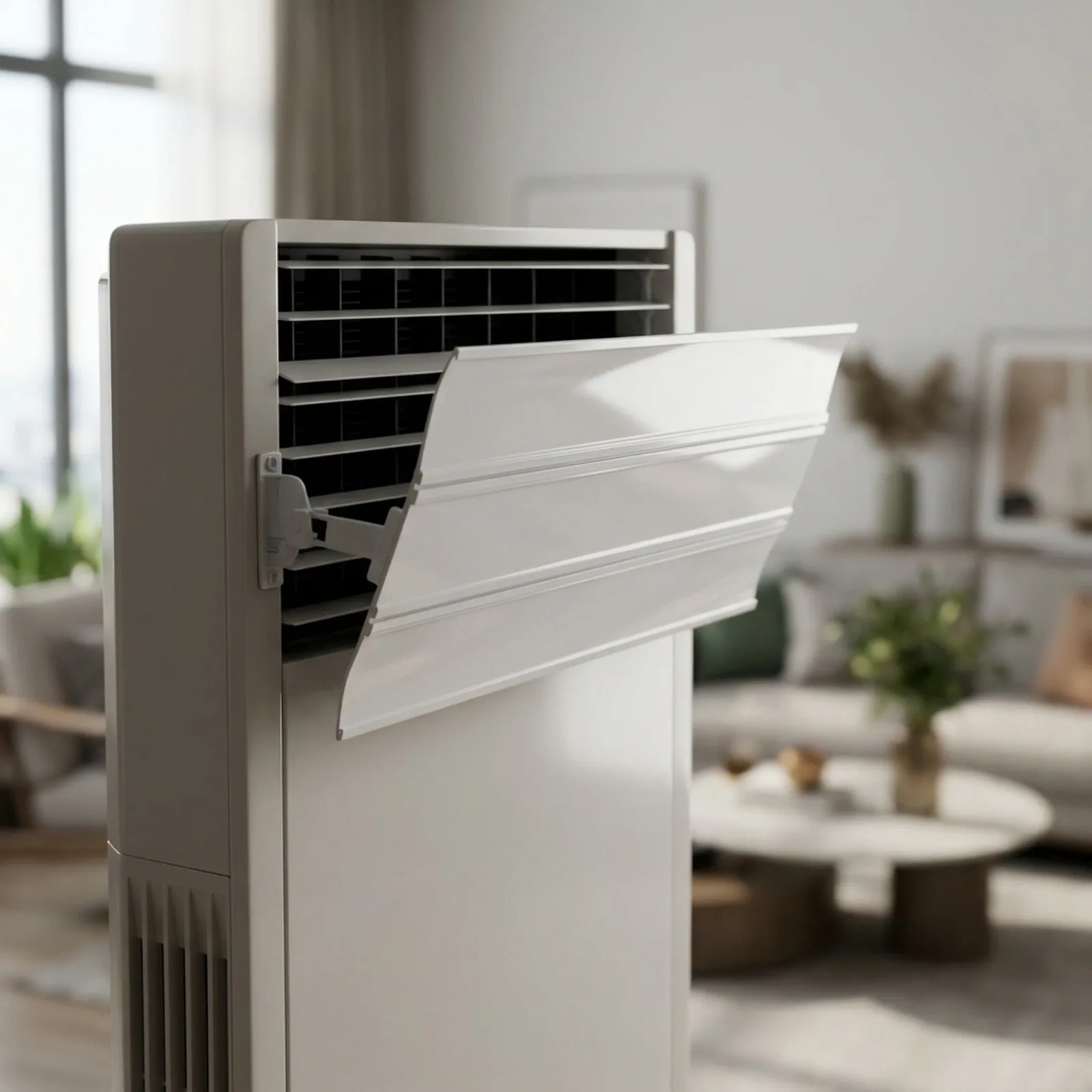 Air Conditioner Deflector Floor Standing AC Air Deflector Adjustable Wind For Cabinet AC Air Guide Baffle Windproof Cover