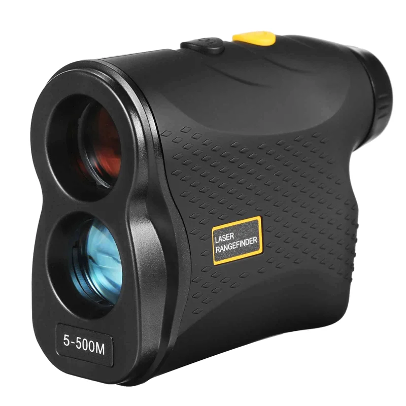 

Golf Rangefinder Laser Distance Meter Hunting 500 Tape Measure Speed Tester Golf Slope Adjusted Mode Telescope Durable Black