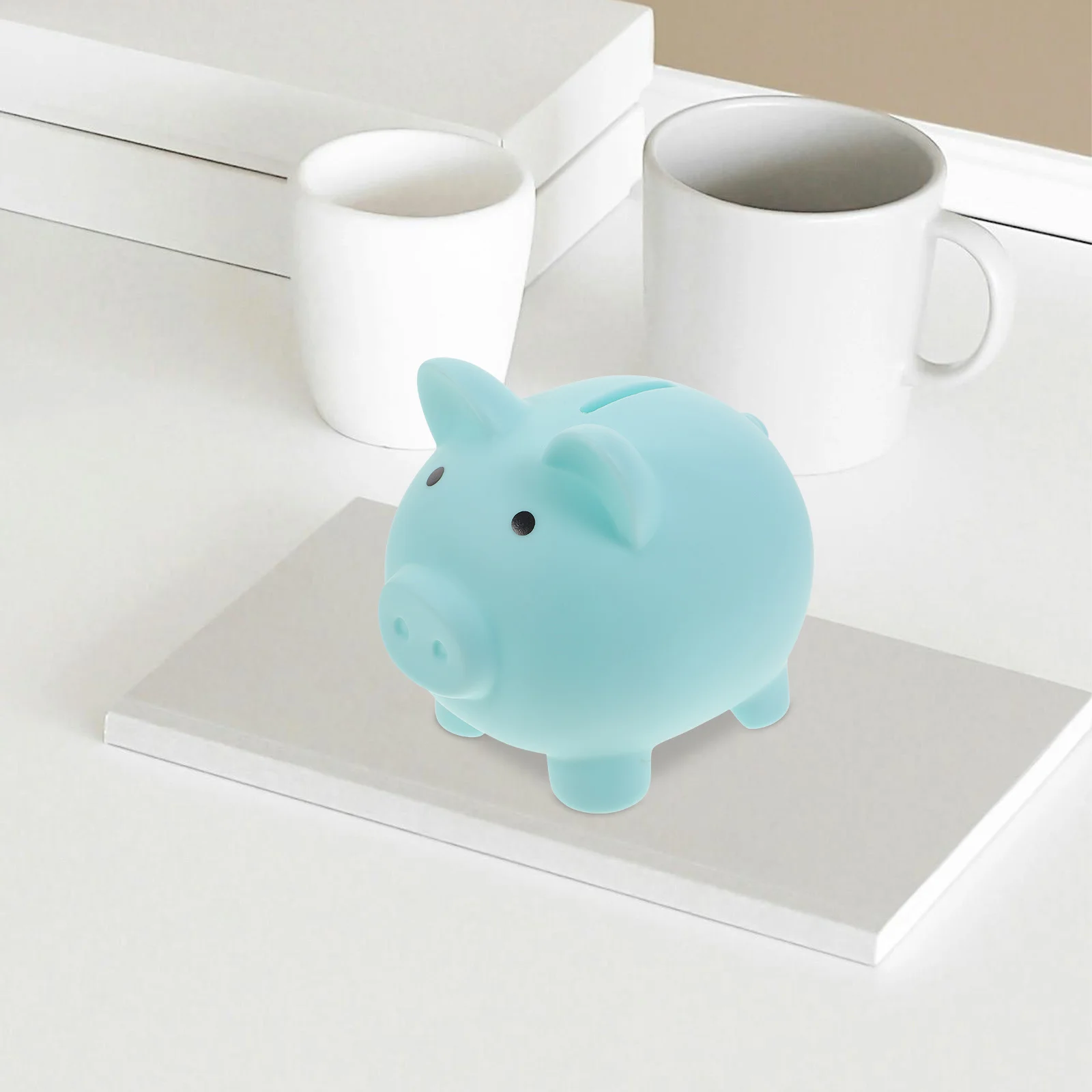 貯金箱小さな豚貯金箱子供用コイン収納瓶豚の形の貯金ポット誕生日クリスマスギフト装飾ホーム