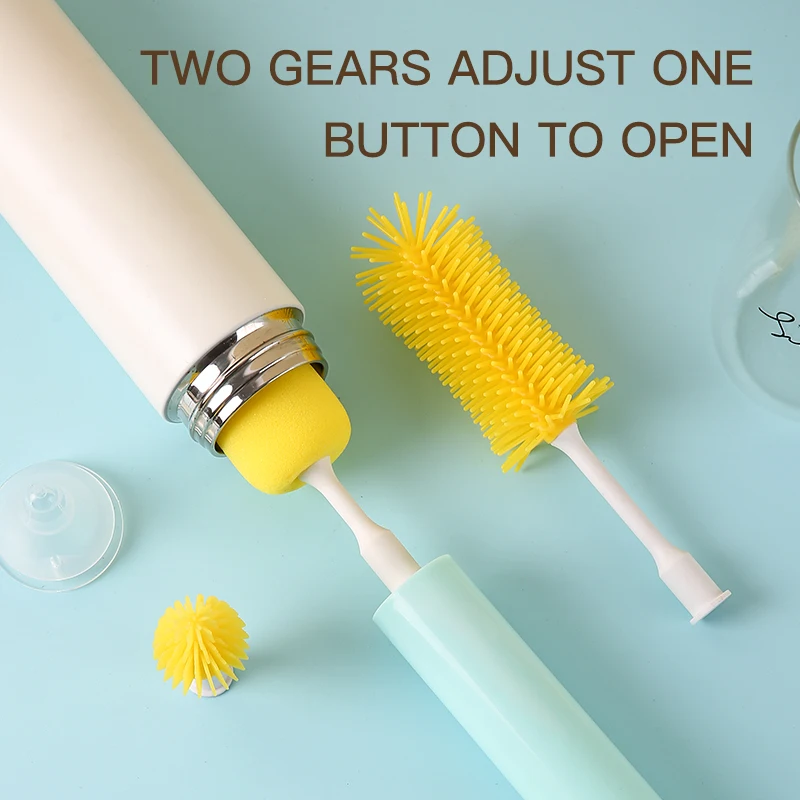 Electric Bottle Cleaning Brush Water Bottle Cleaning Brush Smart Cup Cleaning Brush Powerful Detachable Design One-button Start