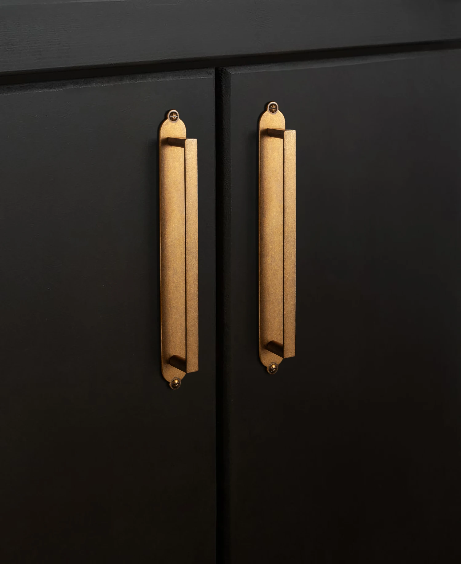 Goo-Ki Antique Brass Cabinet Pulls with Square Backplate- 5''(128MM) Hole Centers Zinc Alloy Drawer Handle