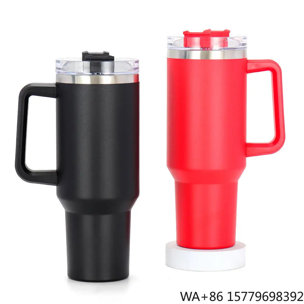 Outdoor Student American Style Large-Capacity 6-12 Hours Thermal Insulation Handle Stainless Steel Vacuum Portable High