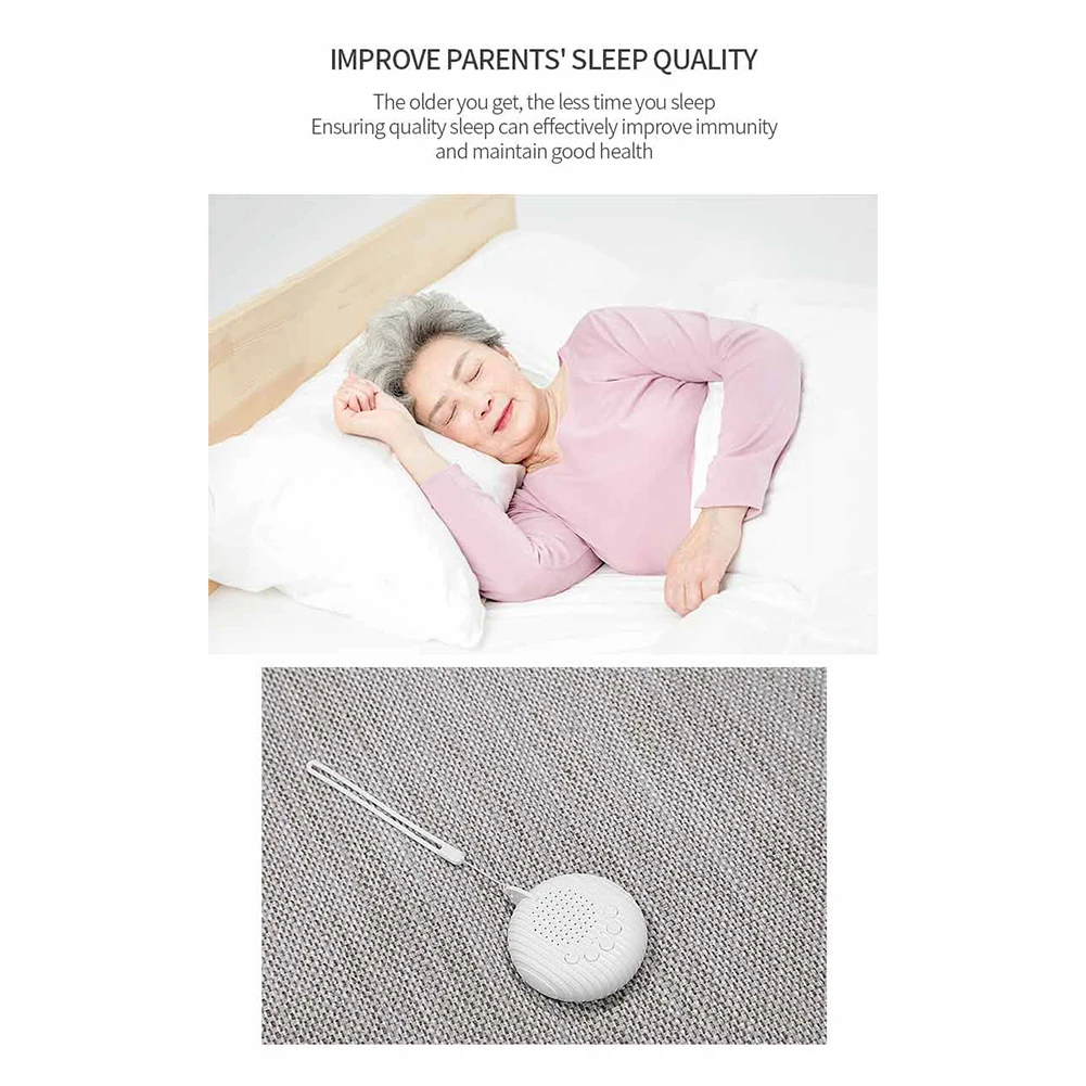 

White Noise Sound Machine Portable White Noise Machine 10 Soothing Sounds Rechargeable Sleeping Relaxation for Home Travel