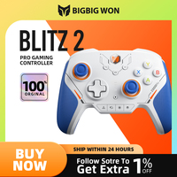 Bigbig Won Blitz 2 Starburst Wireless Gamepad Carbon Film / TMR  Edition for Switch Pc ios Android