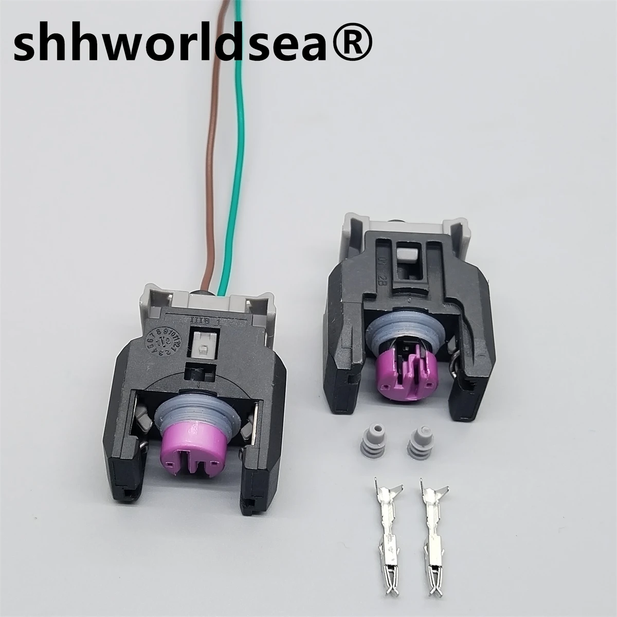 

Shhworldsea 2-полосный 1,5 мм автозапчасти 13816706 автомобильная форсунка герметичный проводной разъем для Buick Chevrolet AC в сборе топливная форсунка