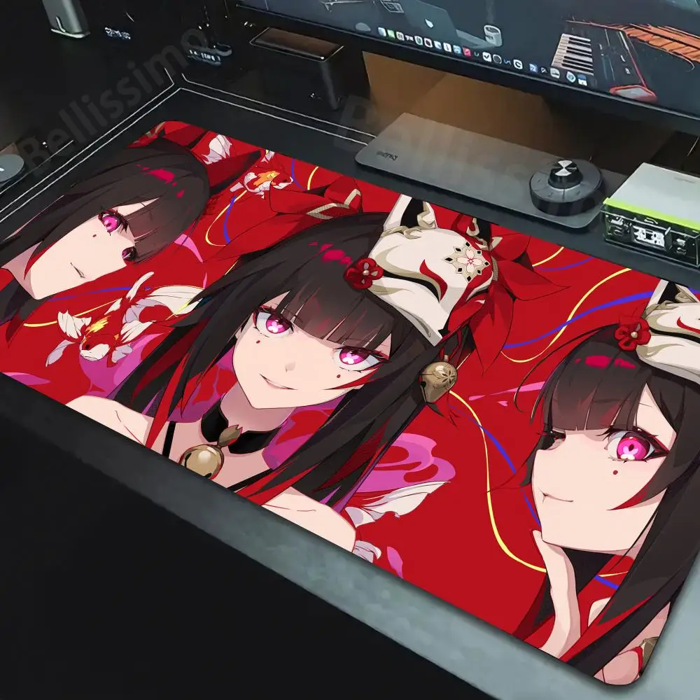 

Honkai Star Rail Sparkle Mouse Pad Honkai Large XXL Mousepad Computer Keyboard Padding Anime PC Gaming Accessories Desk Mat