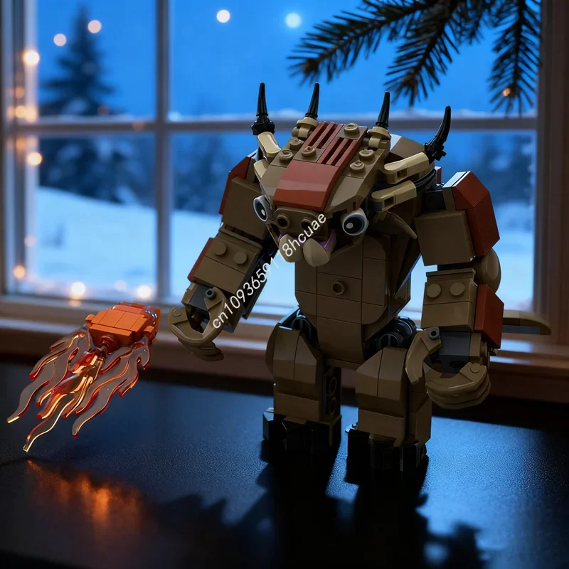 

286pcs MOC Kaiju Super Heroes DCD Supermaned Model Building blocks toy Construction Assemble DIY Christmas gifts Kids Birthday