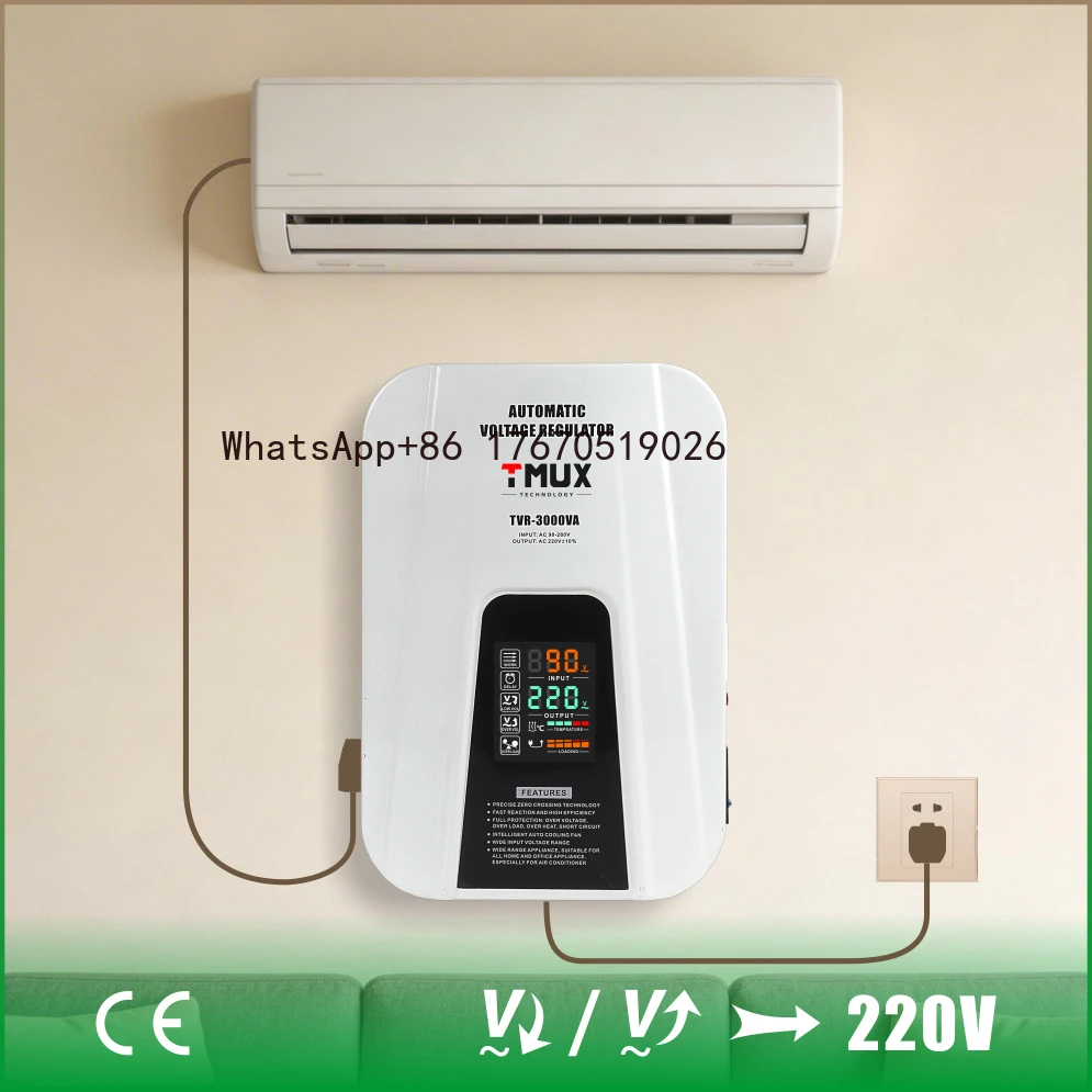 

Power Wall Mount air Conditioner Voltage Stabilizers 220v Ac Automatic Voltage Regulators/stabilizers Avr 3000va 5000va