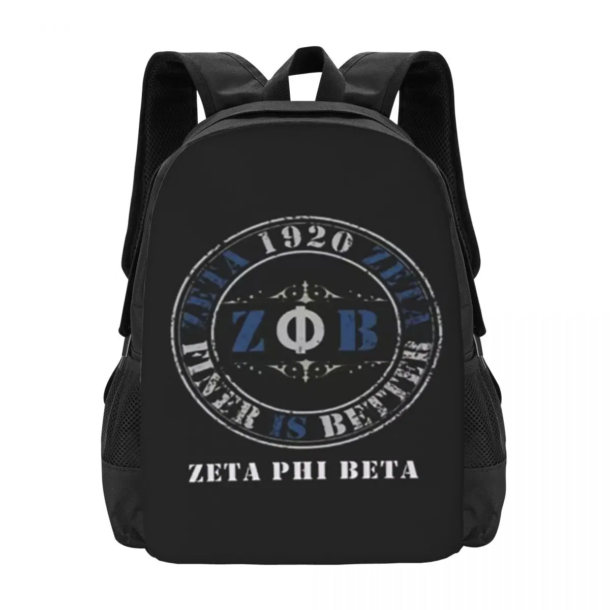 

Модный рюкзак Zeta 1920 Zob Phi Beta White ZPB, хит продаж, вместительный городской рюкзак, школьная сумка, сумка через плечо для мужчин и женщин