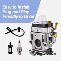 Carburetor Kit Fits for 43cc 47cc 49cc 50cc Scooter Dirt Mini Pocket Bike Motorcycle 2-Stroke Engine 15mm Replace Carb For Go-Pe