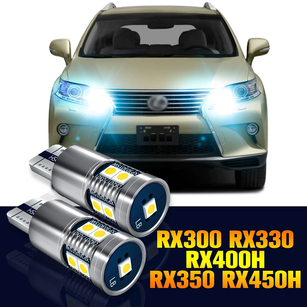 

2pcs LED Clearance Light Bulb Parking Lamp For Lexus RX300 RX330 RX400H RX350 RX450H 1999-2012 2008 2009 2010 2011 Accessories