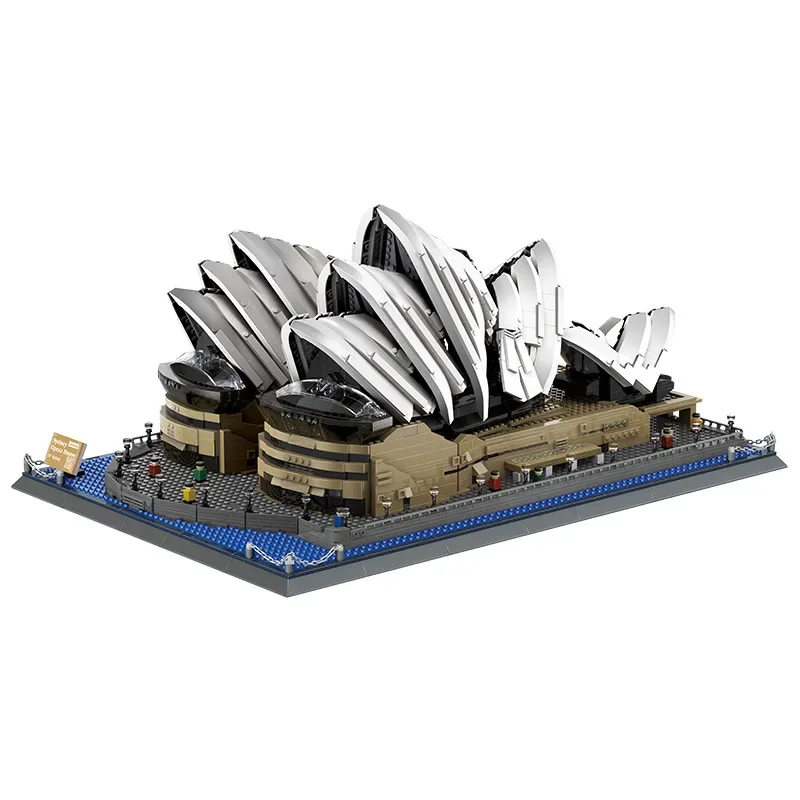 Famous Architecture Australia Sydney Opera House City Model Building Blocks Bricks Christmas Gifts Birthday Toys