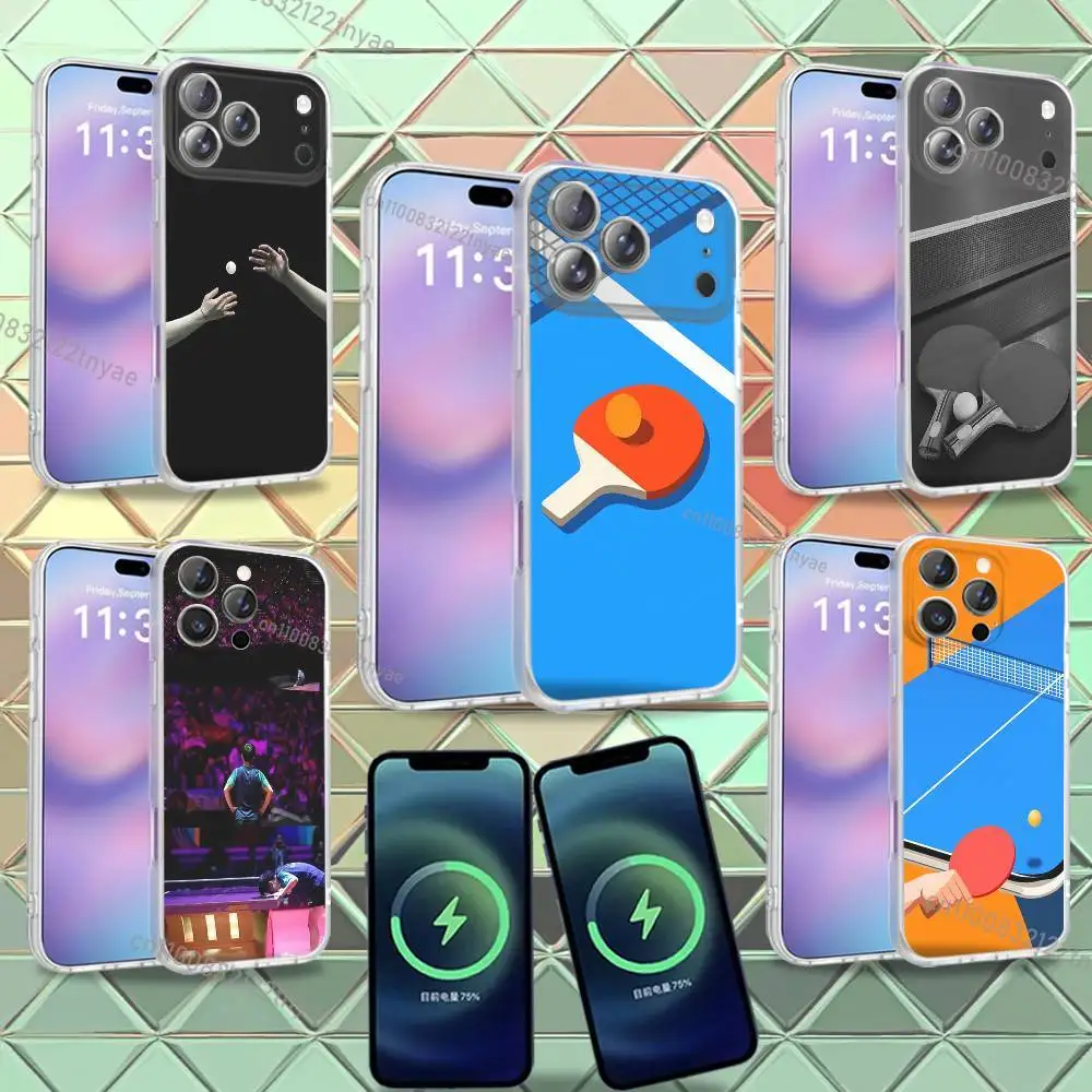

Table Tennis Racket Ping Pong For iPhone 17,12,11,14,13,15,16,Plus,Air,Pro,Max,E,Mini for Magsafe Magnetic Frosted Phone Case