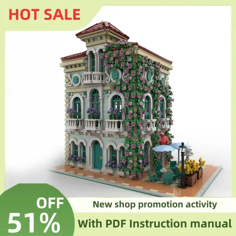 

Hot 5466Pcs City Hot Selling Street View Moc-212807 Modular Viii Model Custom Puzzles Diy Creative Ideas Toys Birthday Gifts