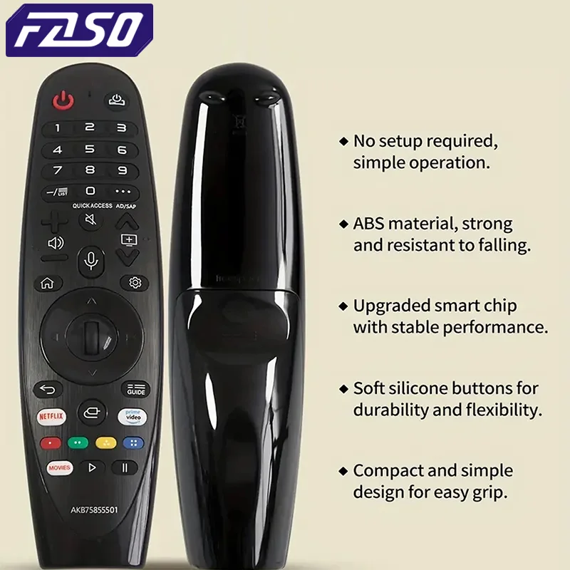 FASO Netflix universal remote control smart home with Voice and Pointer Function smart tv samsung for Many  Models official-web image 2
