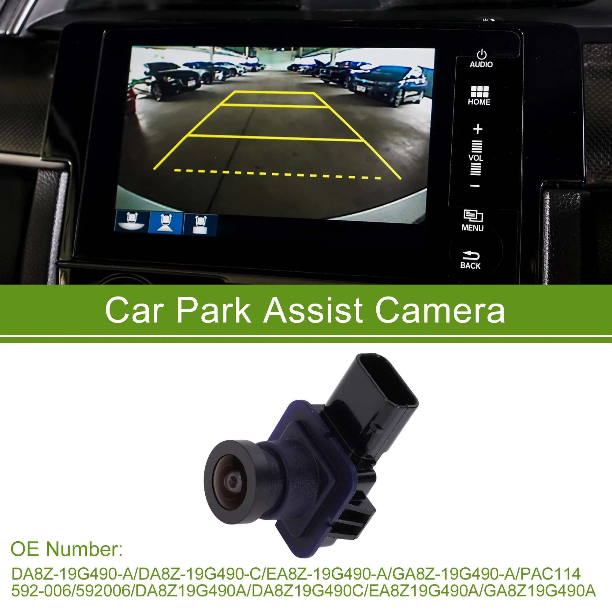 

UXCELL Car Camera Rear View Backup Reverse Camera for Ford Flex 2013-19 No.DA8Z-19G490-A