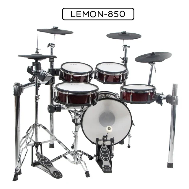 Lemon Electronic Drum T850 9 Piece Mesh Head Drum Set