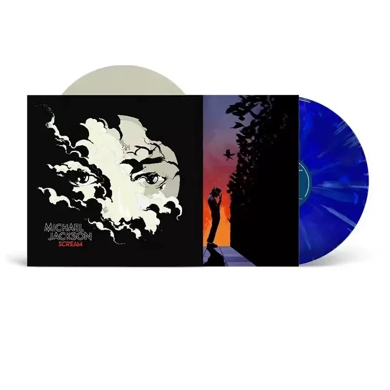 

Genuine Michael Jackson Screams LP Vinyl Records for 2 12-inch Luminous Color Plastic Albums