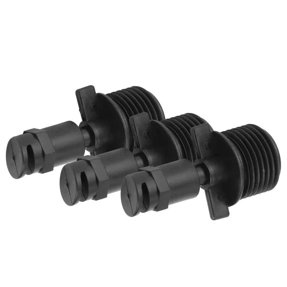 30PCS Durable G1/2 Male Thread Sprinkler Nozzle 180 Degree PP Fan Spray Nozzle Black Irrigation Spray Nozzle Lawn Irrigation