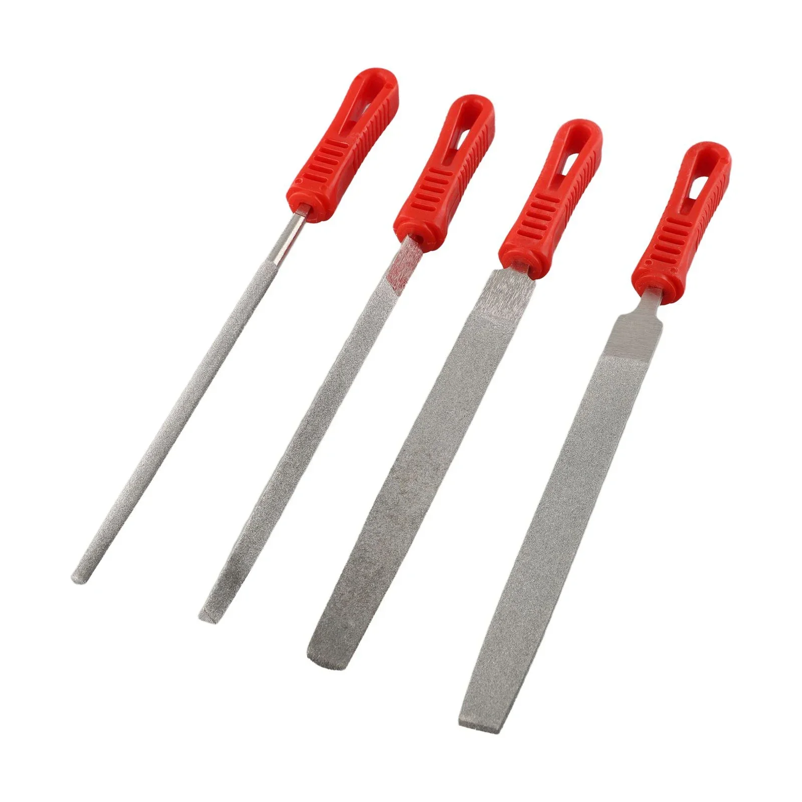 

1 шт. алмазный напильник 8 дюймов плоский/полукруглый/треугольный/круглый напильник для дерева, металла, ювелирных изделий, резьбы по камню, ручные инструменты ручной работы