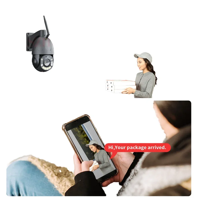 Cámara IP de 5MP, cámara de red IP de seguridad 4G, Zoom 36X, 1080P HD, PTZ, cámara de vigilancia para el hogar al aire libre, CCTV, visión nocturna a todo Color