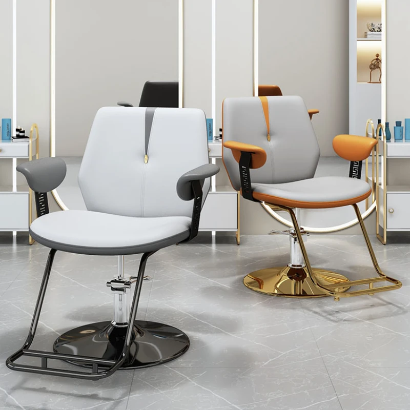 

Swivel Hairdressing Barber Chairs Recliner Stool Haircut Hair Salon Barber Chairs Barbershop Chaise Coiffeuse Furniture QF50BC