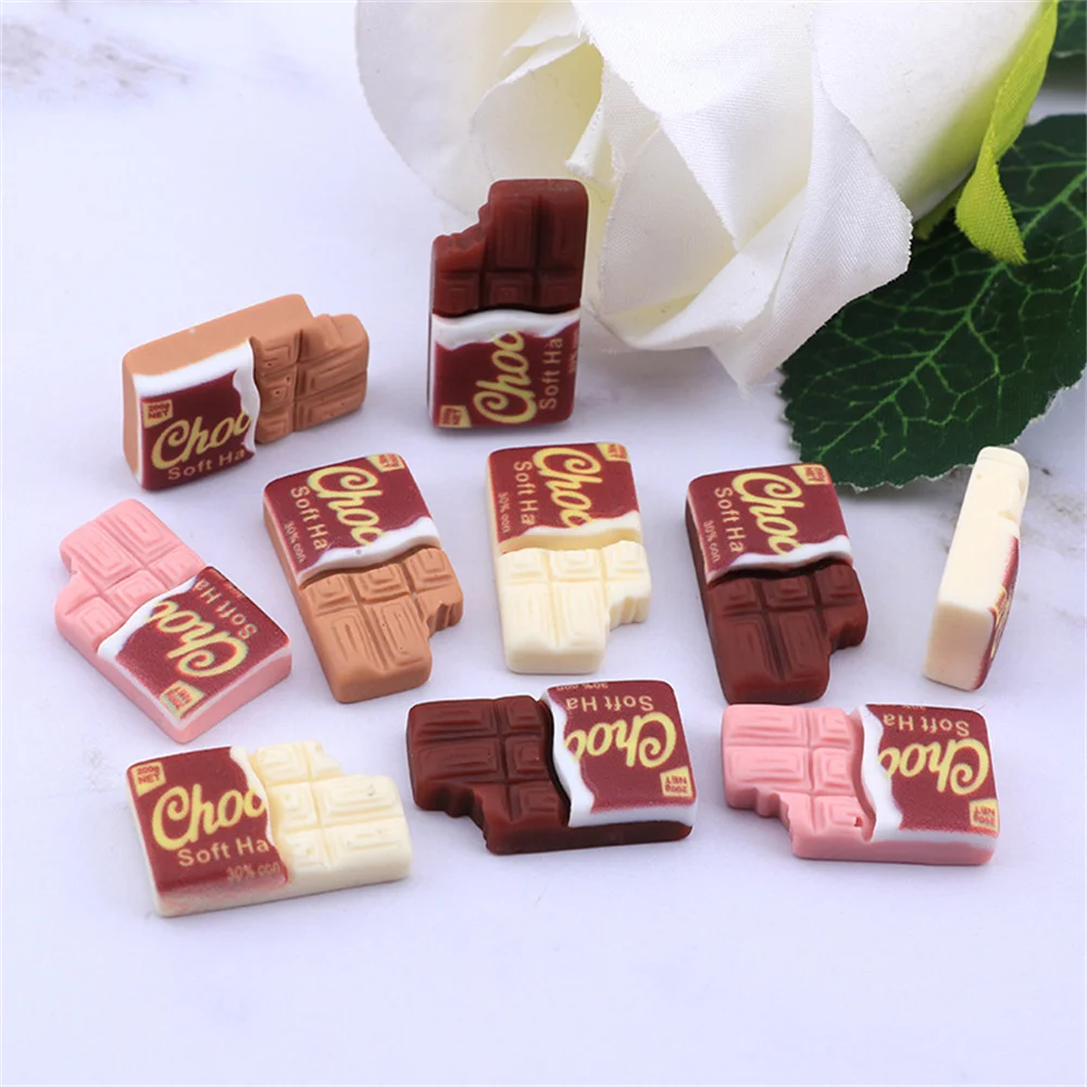 

30 шт. искусственных шоколадных искусственных игрушек, Шпилька для волос, нашивка для холодильника, креативный домашний декоративный материал для скрапбукинга «сделай сам»