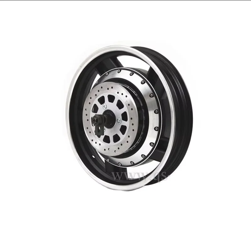 QS273 17inch 17x3.5 8000W In-Wheel Hub Motor 200mm dropout width 50H V3 Type for Electric Moped Motorcycle