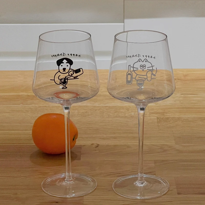

High Footed Glass Handmade Red Wine Glass Crystal Wine Glass Champagne Glasses