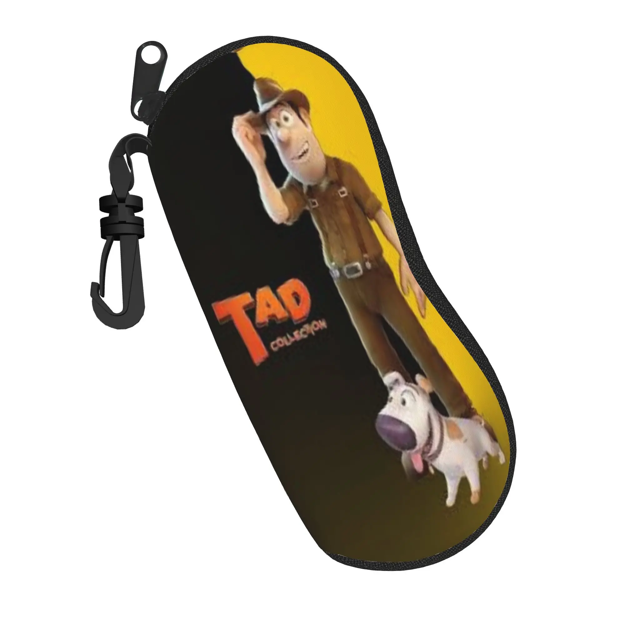 Cute Las aventuras de Tadeo Jones Glasses Case Convenient Accessories  Reading Storage Box Anti-Pressure Eye Contacts Case