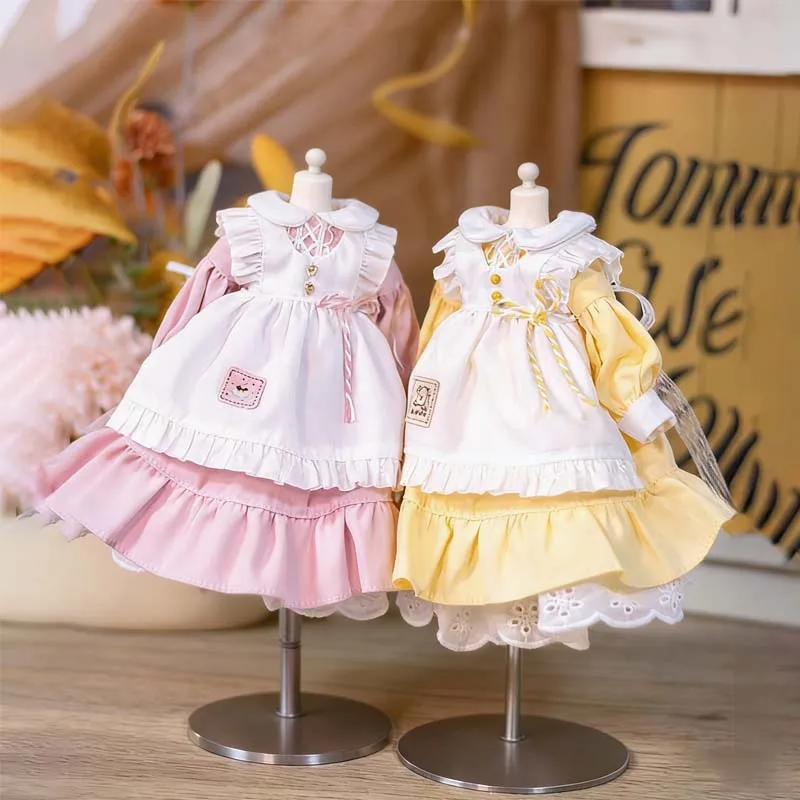 

Одежда для куклы BJD 30 см для куклы 1/6 BJD, модное милое платье горничной, одежда для куклы, костюм, сделай сам, платье, аксессуары для кукол для девочек, игрушки