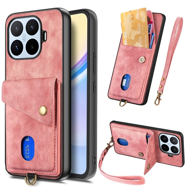 

Case For XIAOMI 17T 17TPro PU Leather Magnetic Wallet Card Sold Holder Lanyard Case For MI17T Pro Shockproof Phone Cover Bumper