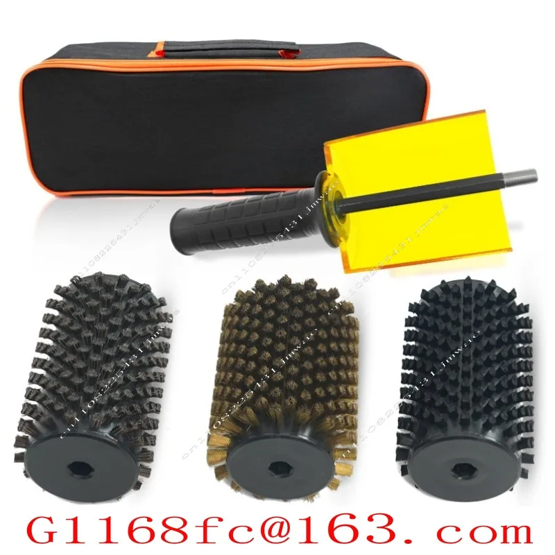 300Mm Ski Rotary Brush Kit, Snowboard Waxing Roller Brush Polishing Brush