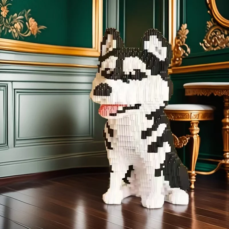 Ensemble de blocs de construction de puzzle 3D pour chien de 5268 pièces, kit de modèle éducatif adapté aux 14 ans et au-dessus, activités pratiques, par