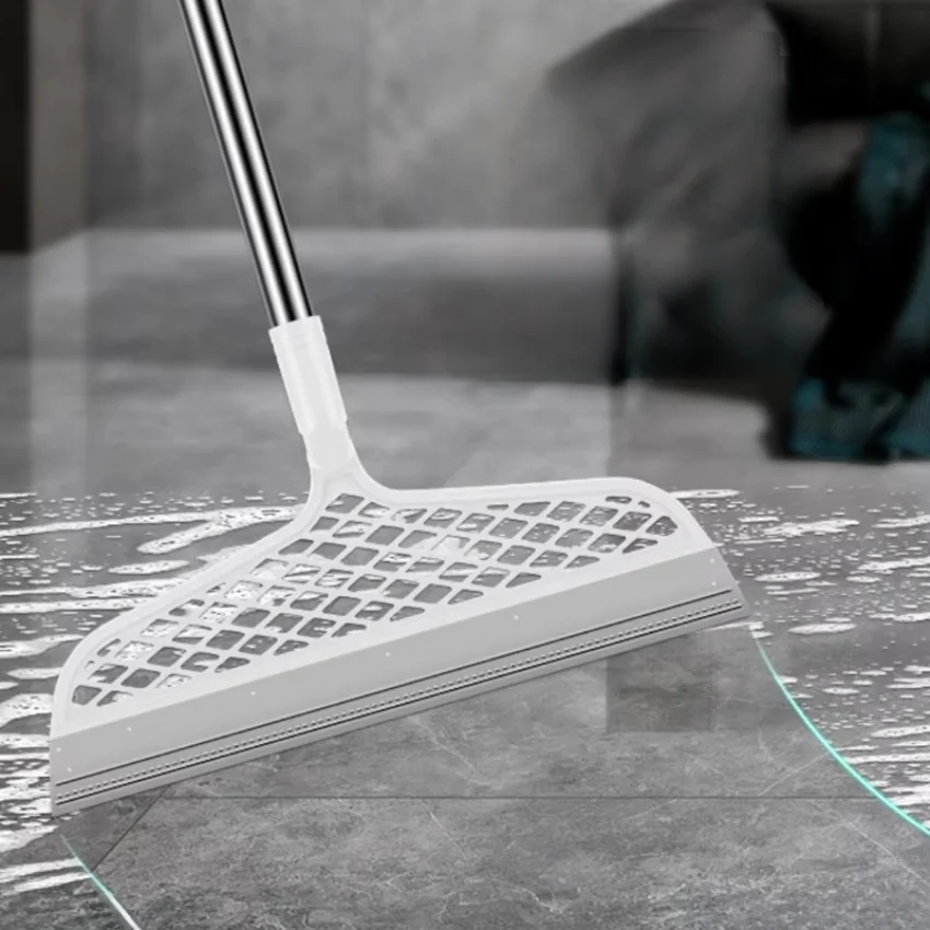 Silicone Scraper Broom Magic Wiper High Place Glass Wiper Floor Mop Household Splicing Cleaning Broom Bathroom Sweeping Water