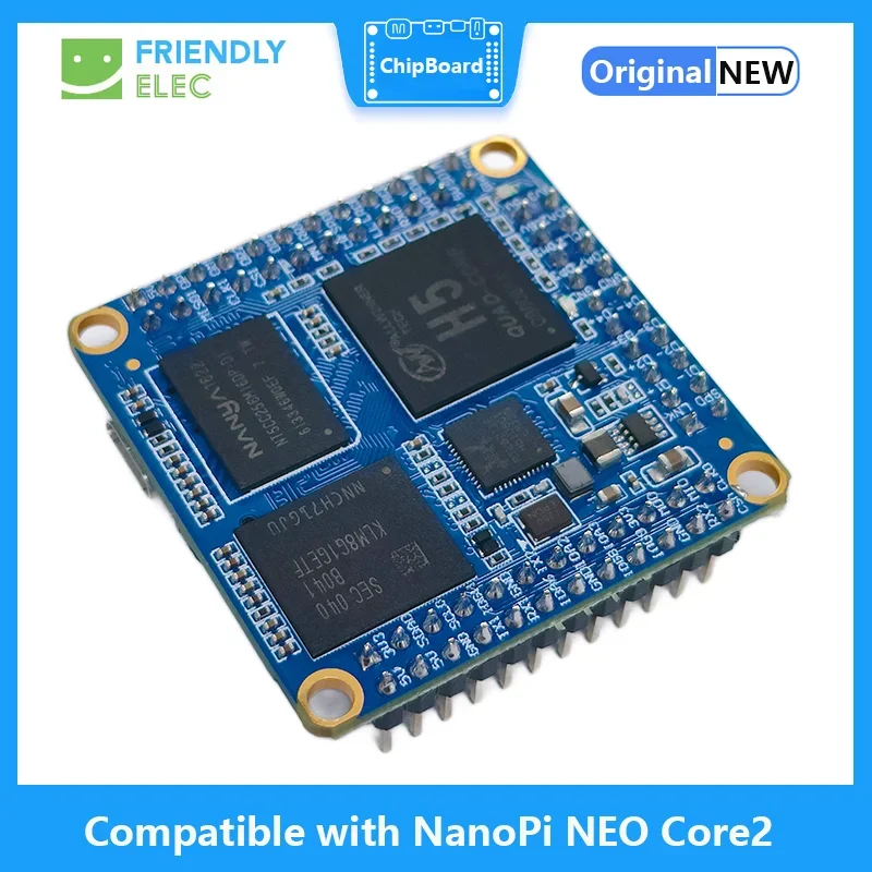 Imagem -04 - Nanopi Neo Core2 Core Board Compatível com Amigável Quanzhi Core h5 Quad Core A53 Sistema Ubuntu