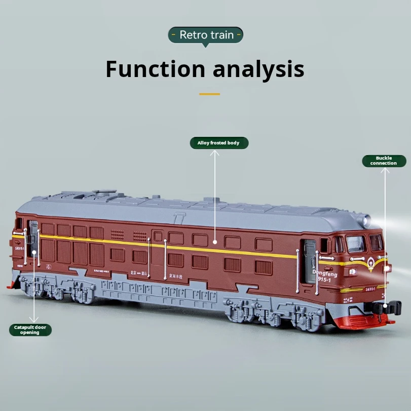 合金スプレートレインクラシック蒸気機関車の音と光のフィードバック鉄道輸送車両