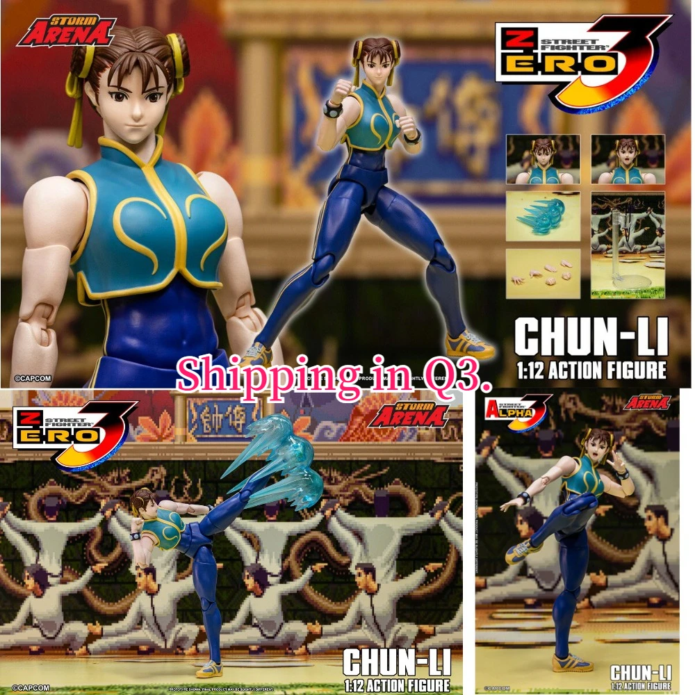 

【Shipping in Q3.】STORM ARENA 1/12 Street Fighter: Storm Arena ZERO3 CHUN-LI SFSA06 Action Figure Toy