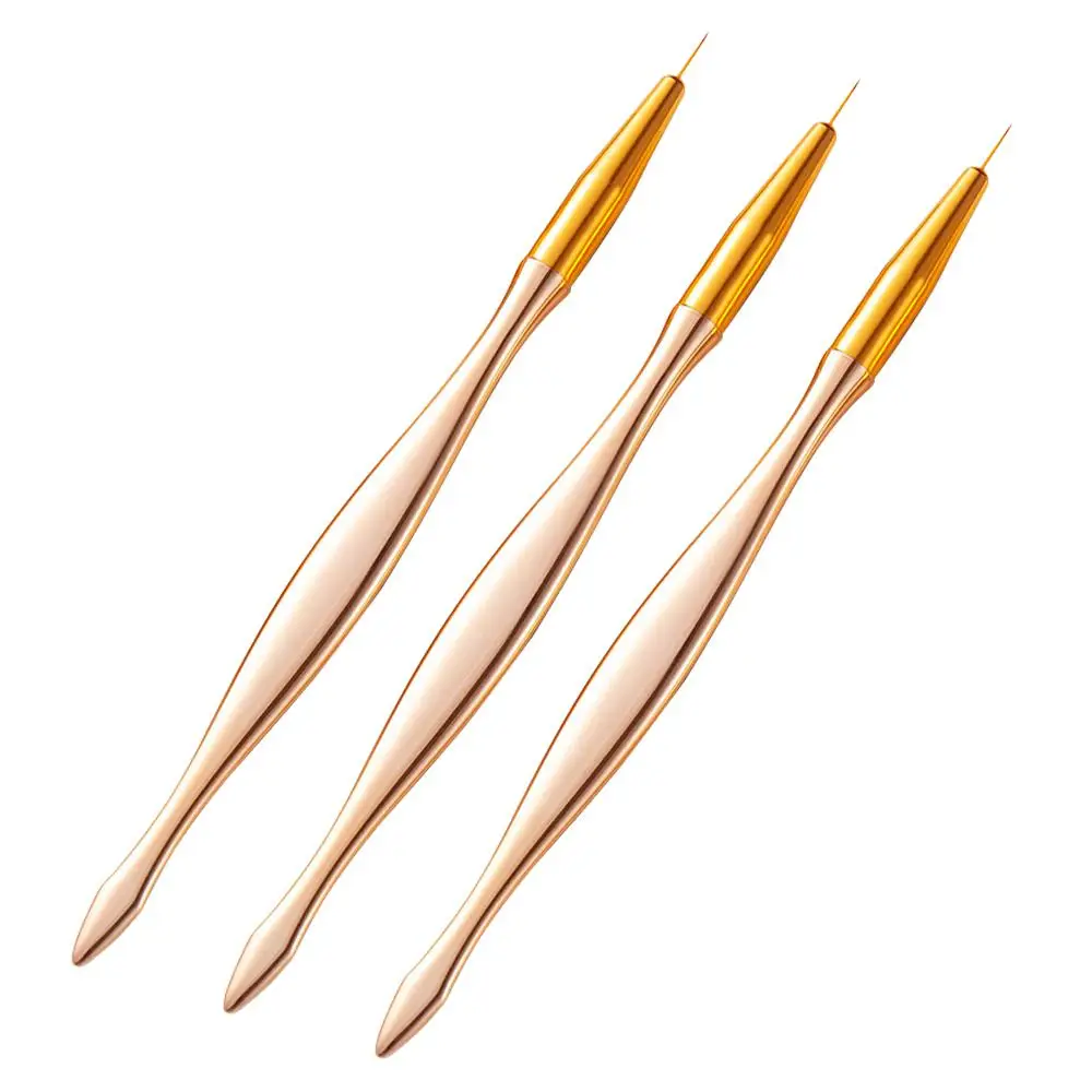 2/3/4SETS Nail Art Brushes Set Nails Set Uv Gel Brushes Painting Pen Nail Accessories Nail Art Liner Brush