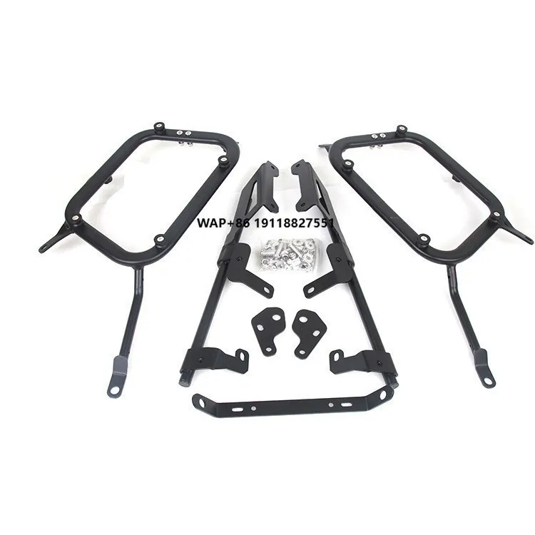 NC750 Carbon Steel Side Mount Box Bracket Black Rear Panniers Rack Accessories for  Motorcycle Aluminum Boxes
