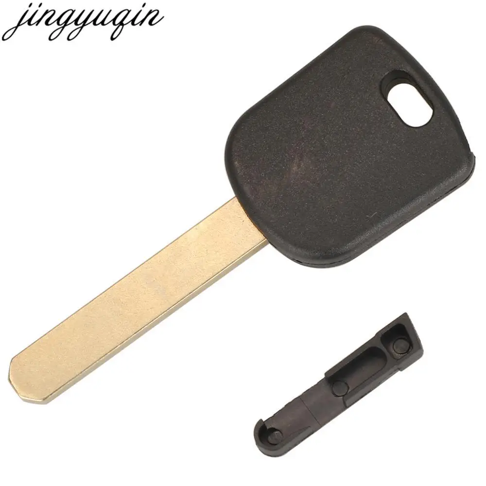Jingyuqin 5 Buah 0 Tombol Remote Mobil Key Case Shell HON66 Blade untuk Honda dengan Holder Tanpa Chip