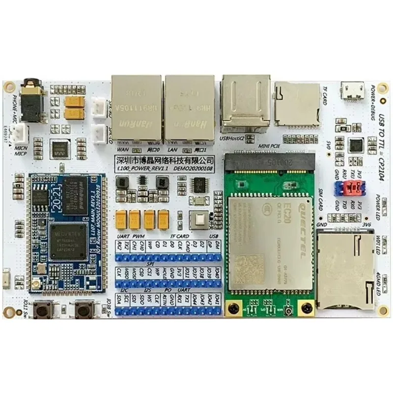MT7688A Module Openwrt Development Board Serial Port Transparent Transmission 4G to WiFi Smart Home
