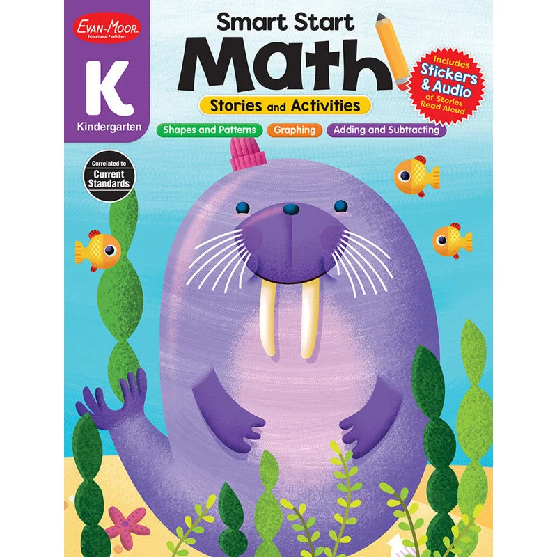 Smart Start Math Grade K EvanMoor EvanMoor 9781645141518 Book