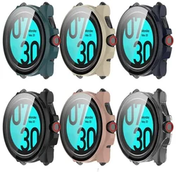 Tempered Glass Case For Ticwatch Pro 5 Smart Watch Strap Protective Bumper Screen Protector Shell Film Tic Watch Pro5 Cover