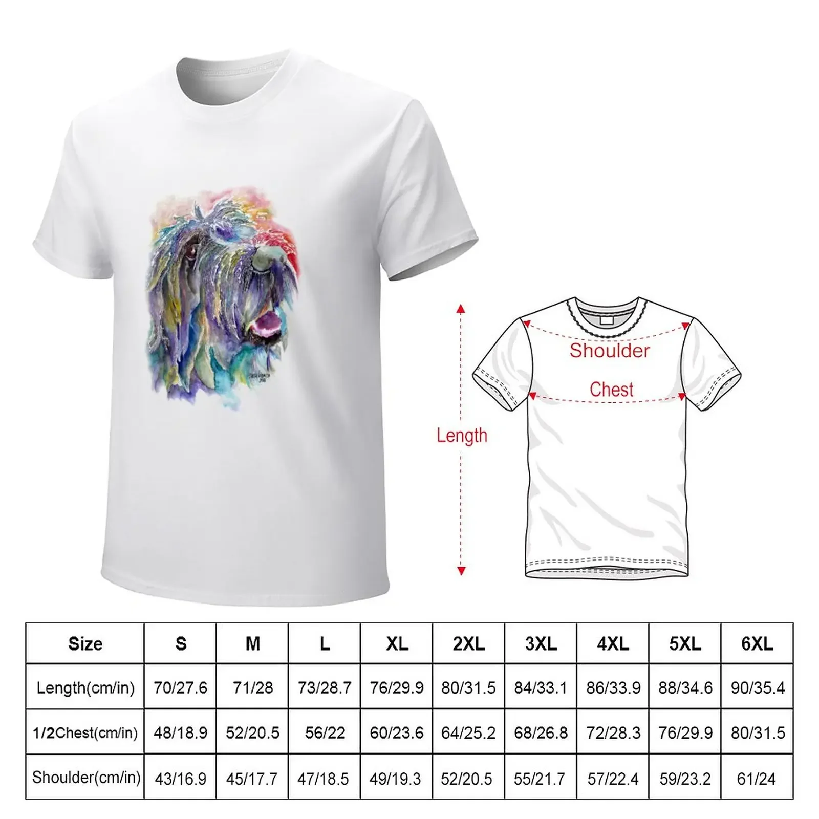 Colorful Griffon let it flow T-Shirt plain plus sizes aesthetic clothes cute clothes men t shirts